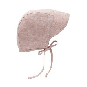 NWT Briar Baby Brimmed Blush Linen Bonnet (12-18M)